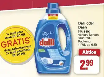 Famila Nord West Dalli oder Dash Flüssig Angebot