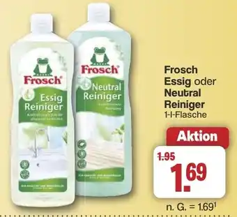 Famila Nord West Frosch Essig oder Neutral Reiniger Angebot