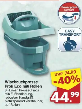 Famila Nord West LEIFHEIT Wischtuchpresse Profi Eco mit Rollen Angebot