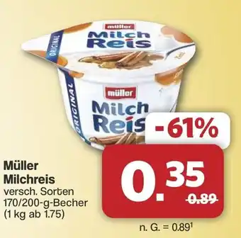 Famila Nord West Müller Milchreis Angebot