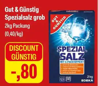 Feneberg Gut & Günstig Spezialsalz grob Angebot