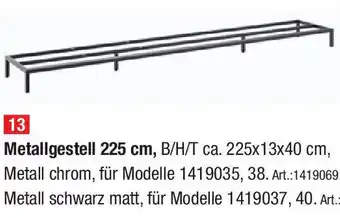 Zurbrüggen Metallgestell 225 cm Angebot