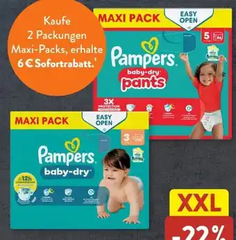 Aldi Süd Pampers Baby Dry Angebot