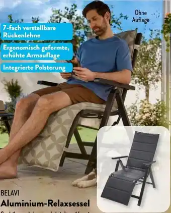 Aldi Süd Belavi Aluminium-Relaxsessel Angebot