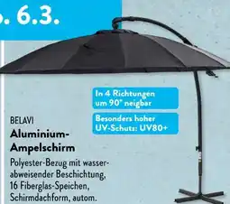 Aldi Süd Belavi Aluminium-Ampelschirm Angebot