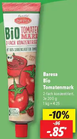 Lidl Baresa Bio Tomatenmark Angebot