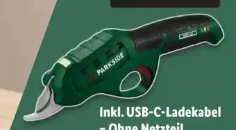 Lidl Parkside Akku Gartenschere 4 V PAAS A1 Angebot