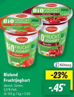 Lidl Bioland Fruchtjoghurt Angebot