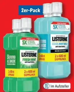 Lidl Listerine Mundspülung XXL Angebot