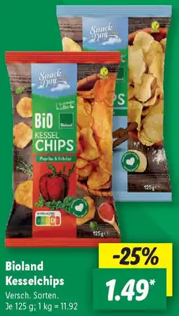 Lidl Bioland Kesselchips Angebot