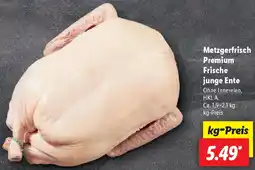 Lidl Metzgerfrisch Premium Frische junge Ente Angebot