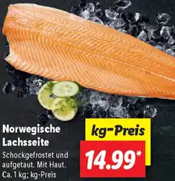 Lidl Norwegische Lachsseite Angebot