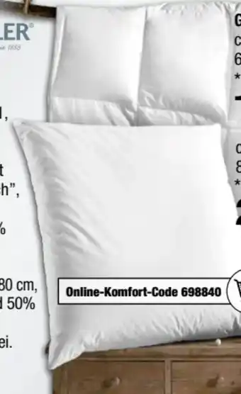 Ostermann Künsemüller Daunenbett Pearl Angebot