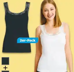 NETTO Damen Tops mit Spitze 2er-Pack Angebot