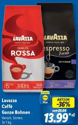 Lidl Lavazza Caffè Ganze Bohnen Angebot