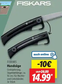 Lidl FISKARS Handsäge Angebot