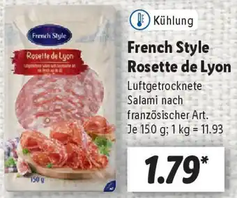 Lidl French Style Rosette de Lyon Angebot