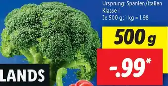 Lidl Brokkoli Angebot