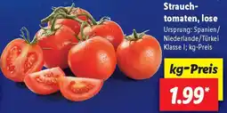 Lidl Strauchtomaten, lose Angebot