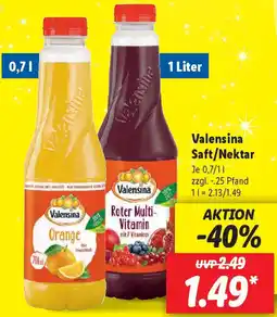 Lidl Valensina Saft/Nektar Angebot