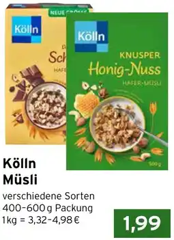 CAP Markt Kölln Müsli Angebot