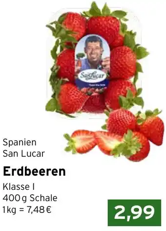 CAP Markt Spanien San Lucar Erdbeeren Angebot