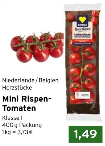 CAP Markt Edeka Herzstücke Mini Rispen Tomaten Angebot