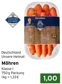 CAP Markt Deutschland Unsere Heimat Möhren Angebot