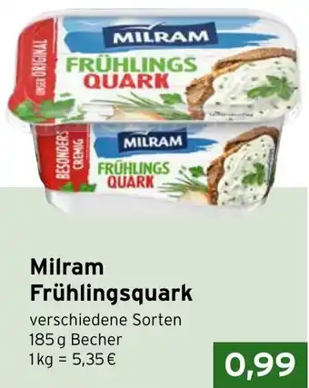 CAP Markt Milram Frühlingsquark Angebot