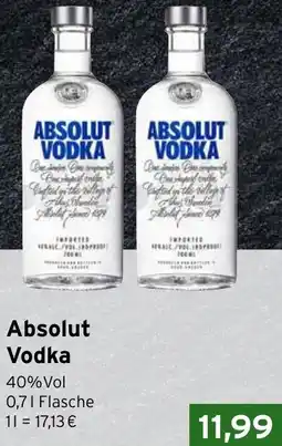 CAP Markt Absolut Vodka Angebot