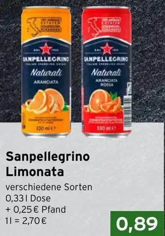 CAP Markt Sanpellegrino Limonata Angebot