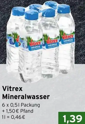 CAP Markt Vitrex Mineralwasser Angebot