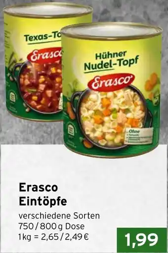 CAP Markt Erasco Eintöpfe Angebot