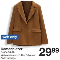 Zeeman Damenblazer Angebot