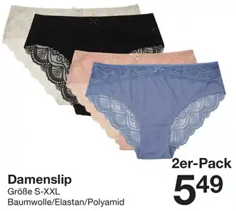 Zeeman Damenslip Angebot