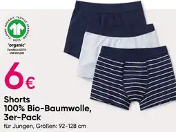 PEPCO Shorts 100% Bio-Baumwolle, 3er-Pack Angebot