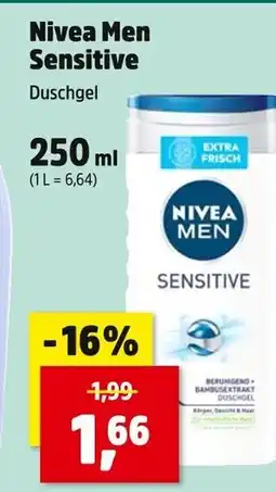 Thomas Philipps Nivea men duschgel sensitive Angebot