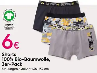 PEPCO Shorts 100% Bio-Baumwolle, 3er-Pack Angebot