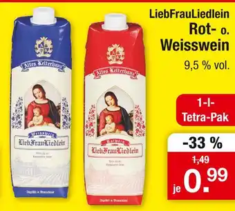 Zimmermann Altes kelterhaus liebfrauliedlein rot- o. weisswein Angebot