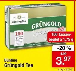 Zimmermann Bünting grüngold tee Angebot