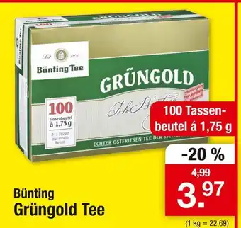 Zimmermann Bünting grüngold tee Angebot