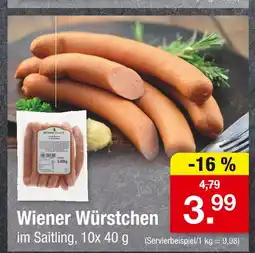 Zimmermann Wiener würstchen Angebot