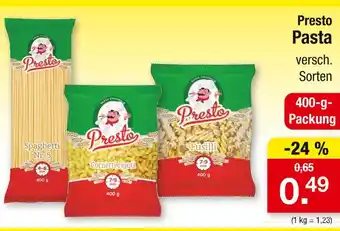 Zimmermann Presto pasta Angebot