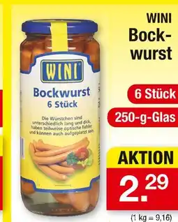 Zimmermann Wini bockwurst Angebot