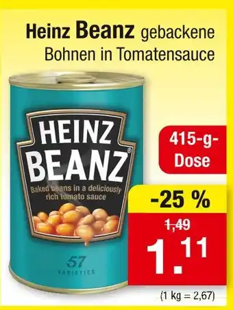 Zimmermann Heinz beanz Angebot