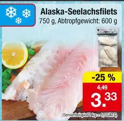 Zimmermann Alaska-seelachsfilets Angebot