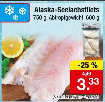 Zimmermann Alaska-seelachsfilets Angebot