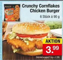 Zimmermann Crunchy cornflakes chicken burger Angebot