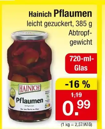 Zimmermann Hainich pflaumen Angebot