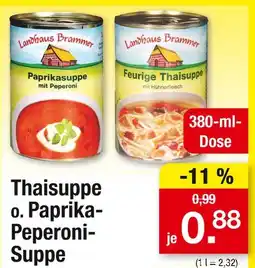 Zimmermann Landhaus brammer thaisuppe oder paprika-peperoni-suppe Angebot